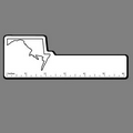 6" Ruler W/ Outline of Maryland